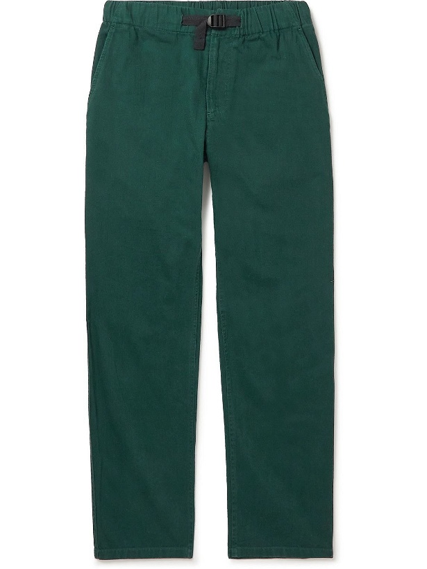 Photo: A.P.C. - Straight-Leg Belted Cotton Trousers - Green
