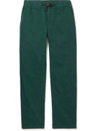 A.P.C. - Straight-Leg Belted Cotton Trousers - Green