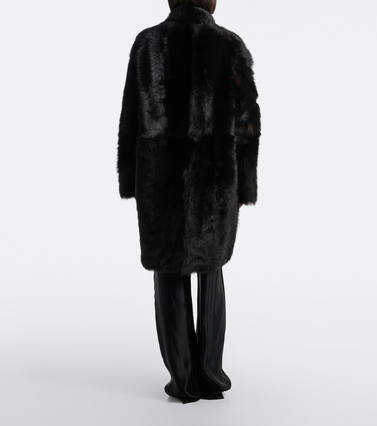 Nour Hammour Blaise shearling coat
