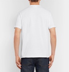 AMI - Slim-Fit Printed Cotton-Jersey T-Shirt - Men - White