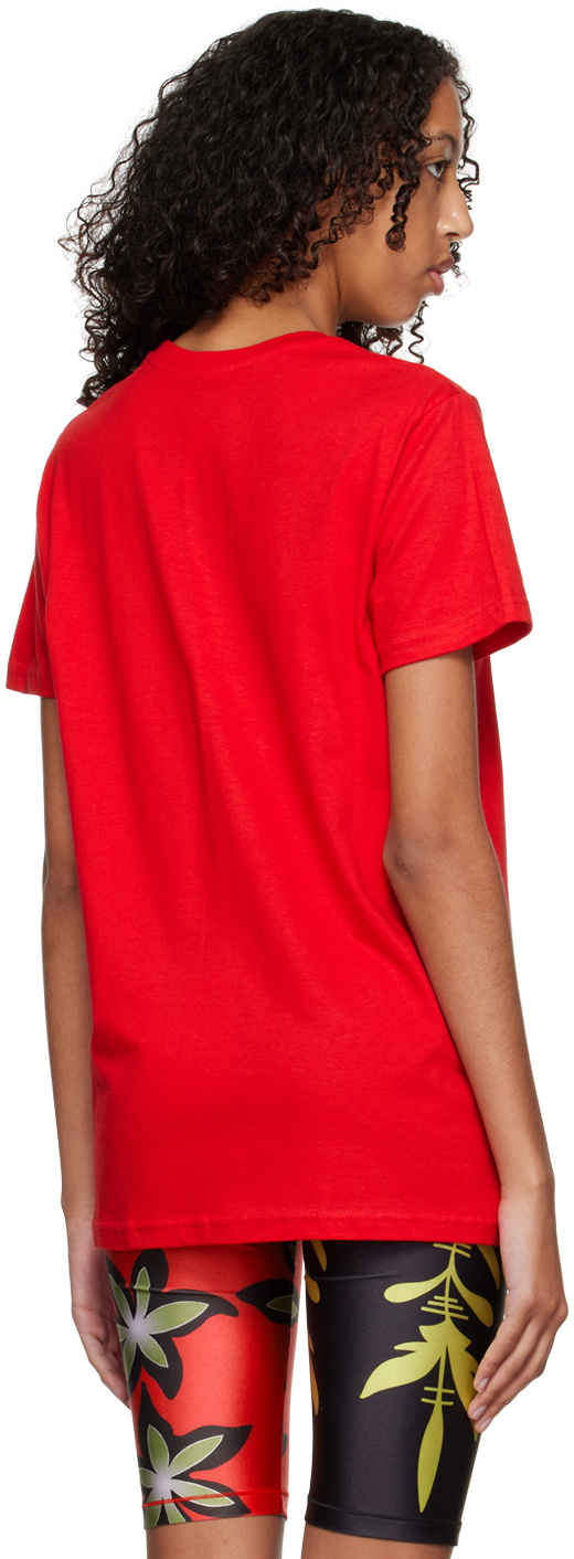 Sia Arnika Red 'Trail Of Smoke' T-Shirt