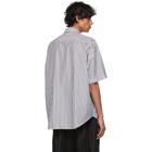 N.Hoolywood Black Striped Short Sleeve Shirt