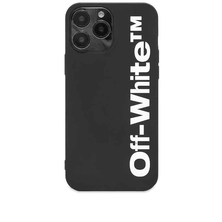 Photo: Off-White Squashed Logo iPhone 13 Pro Max Cover