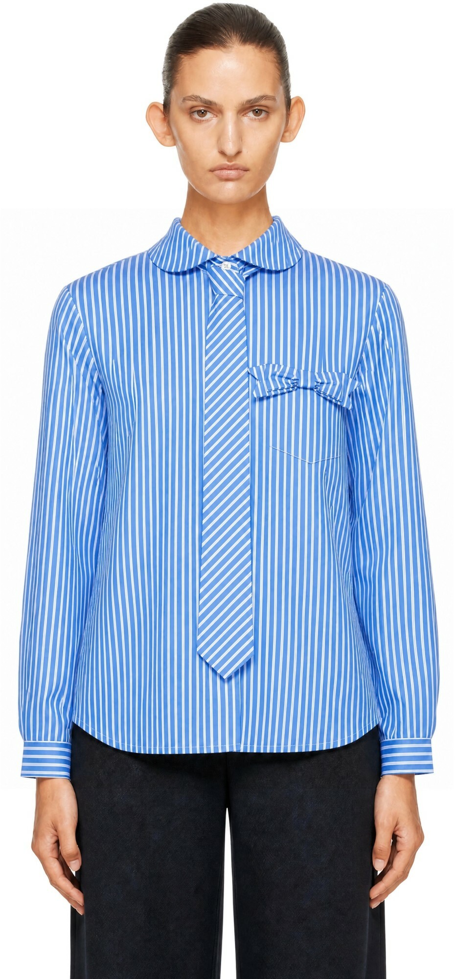 Sandy Liang Blue Gemma Shirt