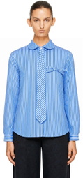 Sandy Liang Blue Gemma Shirt