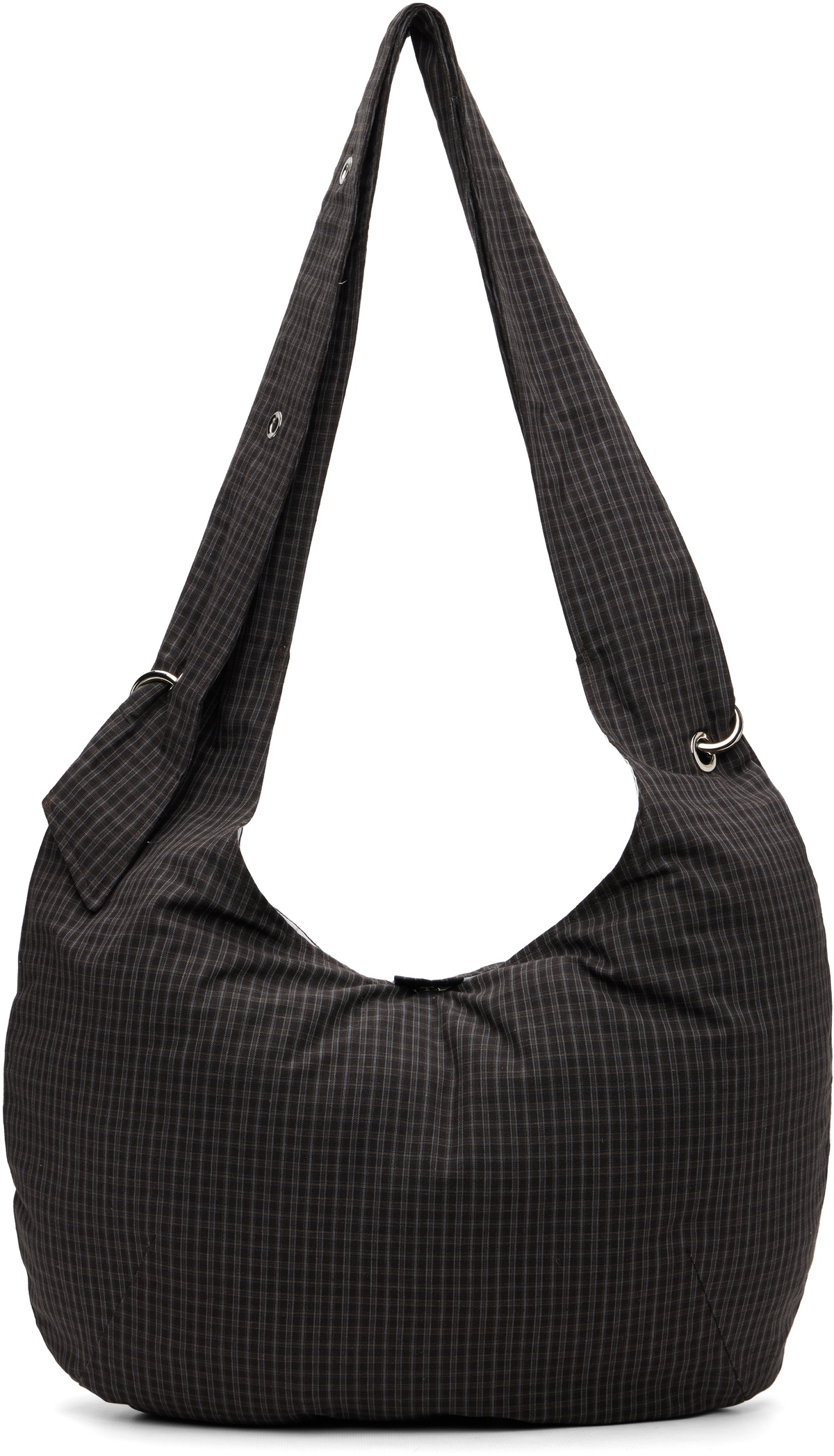 mfpen Gray Eyelet Messenger Bag
