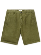 NN07 - Crown Linen Shorts - Green