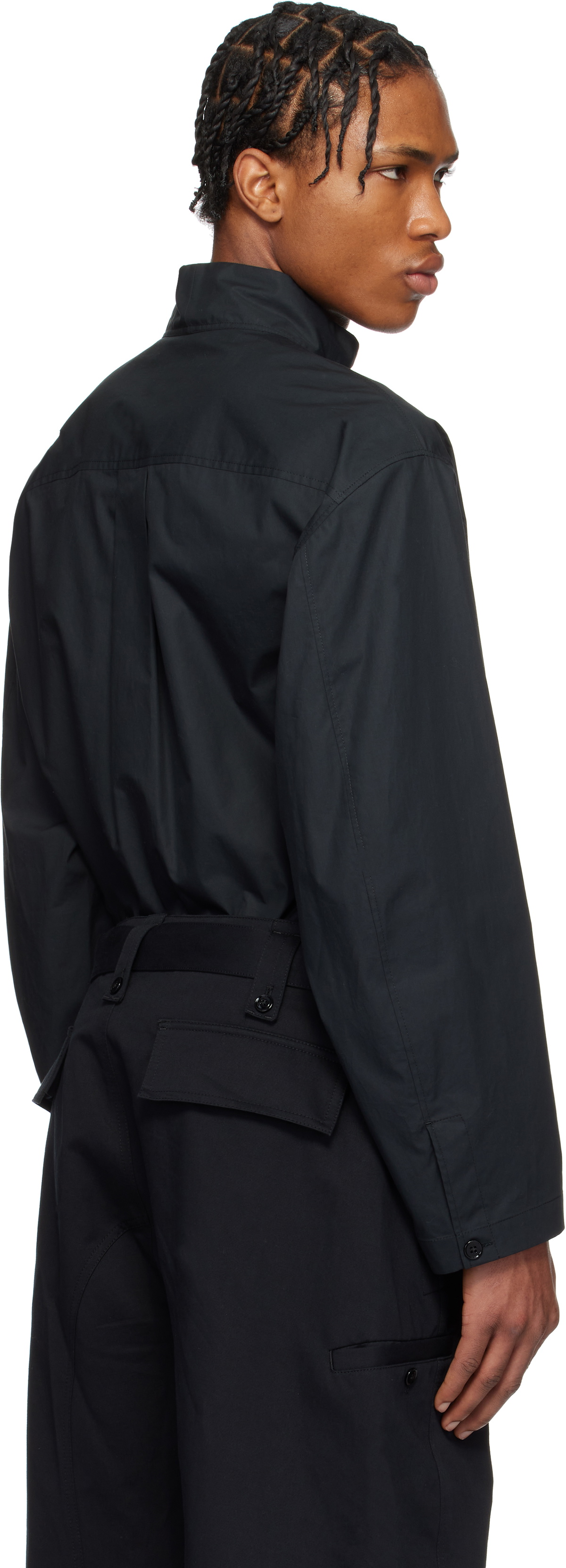 LEMAIRE VAREUSE TOP M ブラック | VISUALWORKS.CO.JP