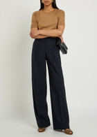 Herno Straight-leg Stretch-woven Trousers Blue