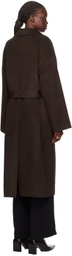 Nanushka Brown Alamo Coat