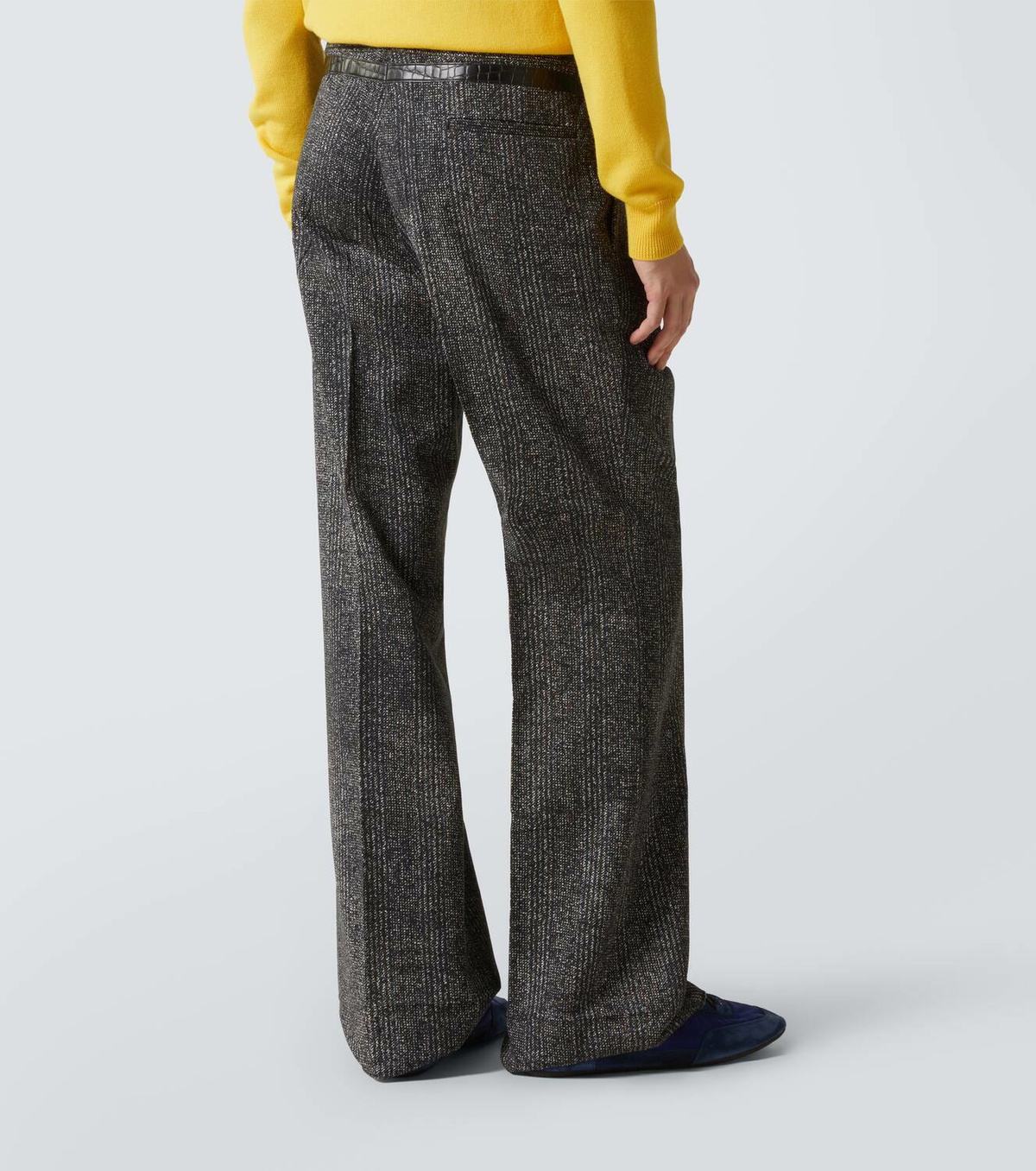 Prada Cotton gabardine wide-leg pants Prada