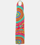 Pucci Printed halterneck maxi dress