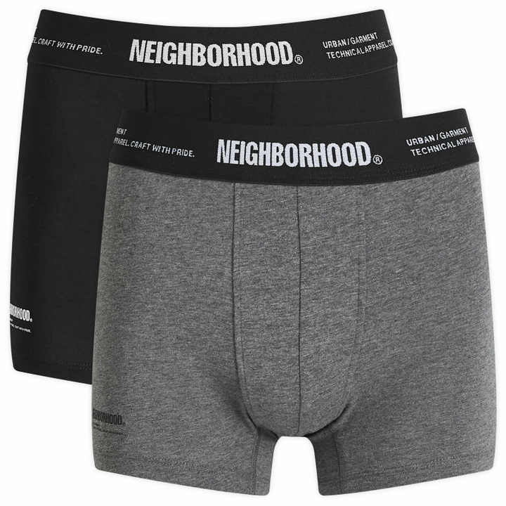 Photo: Neighborhood Men's Classic 2-Pack Underwear in Black/Gray
