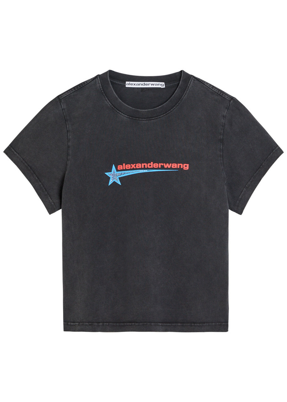 Alexander Wang White & Blue 88 Football T-Shirt Alexander Wang