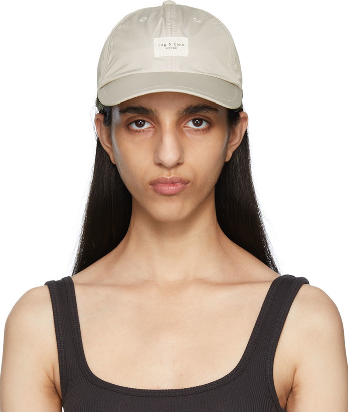 Photo: rag & bone Taupe Addison Baseball Cap