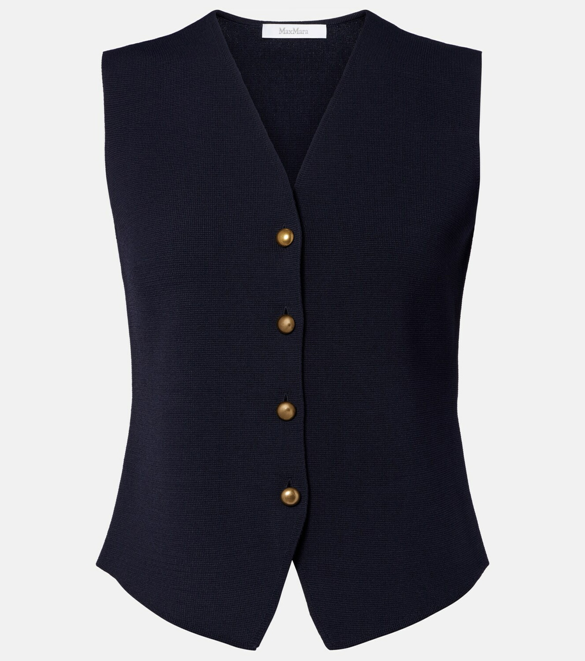Max Mara Crêpe vest