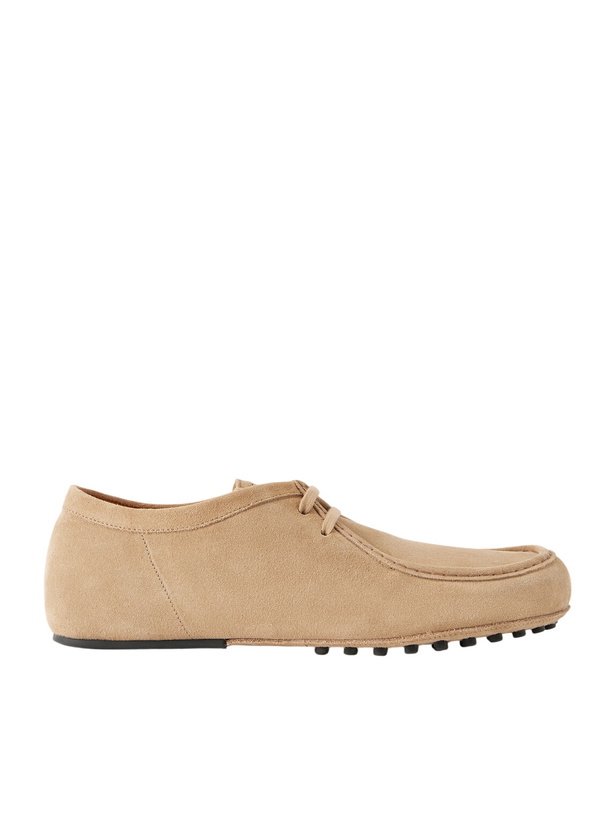 Photo: Tod's - Wallabee Suede Derby Shoes - Neutrals