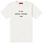 424 Men's FC 1984 Logo T-Shirt in White