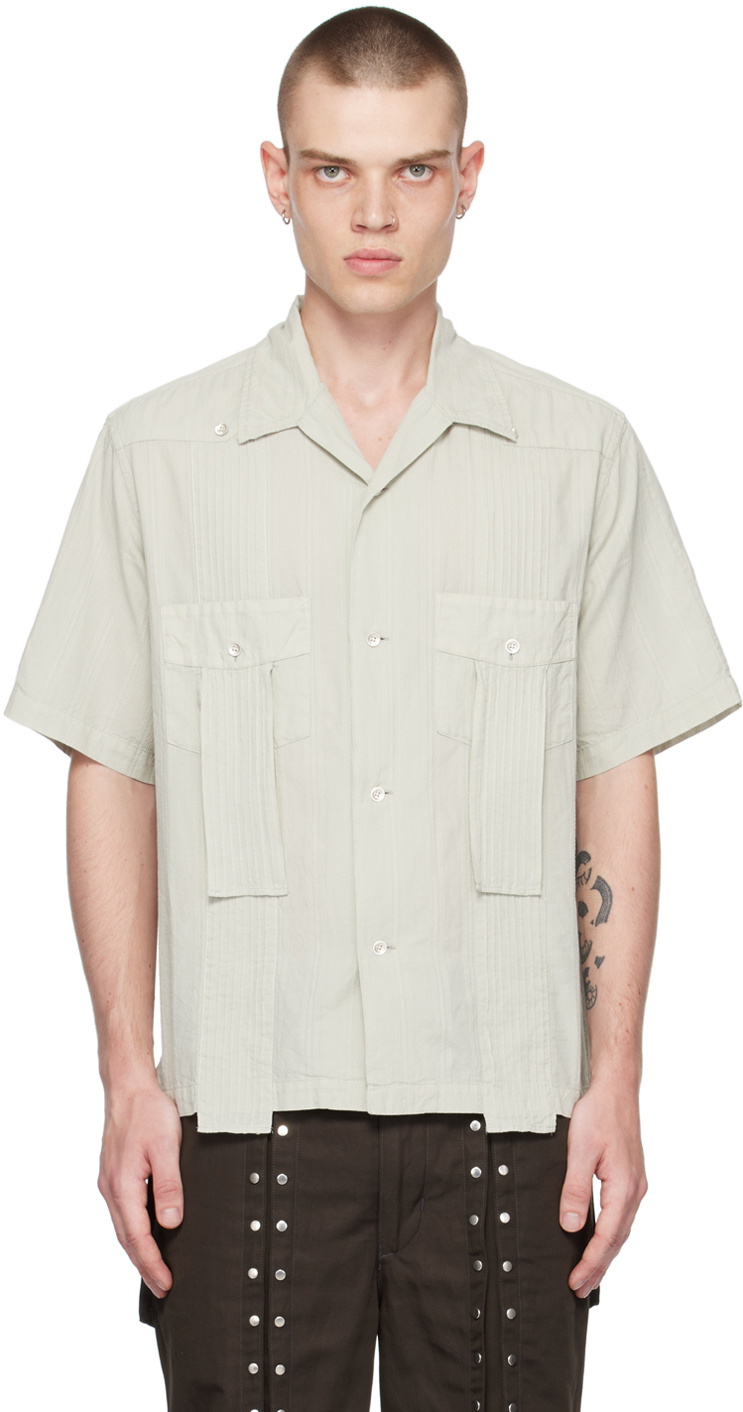 NVRFRGT Green Garment-Dyed Shirt