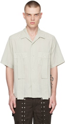 NVRFRGT Green Garment-Dyed Shirt