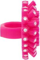 Roussey SSENSE Exclusive Pink 3D-Printed Crush Ring