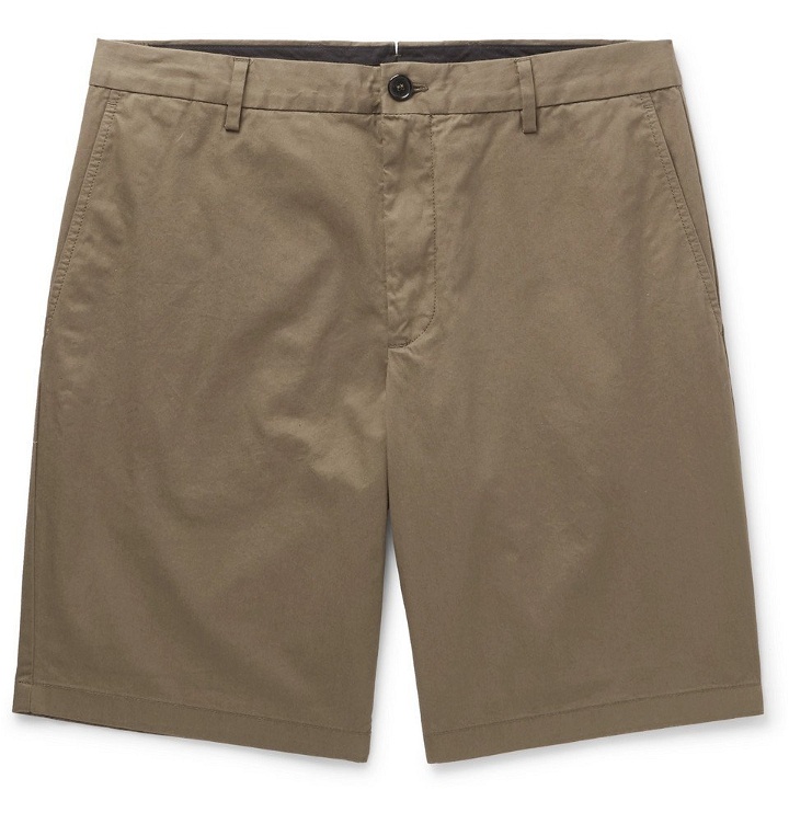 Photo: Burberry - Cotton-Twill Shorts - Men - Green