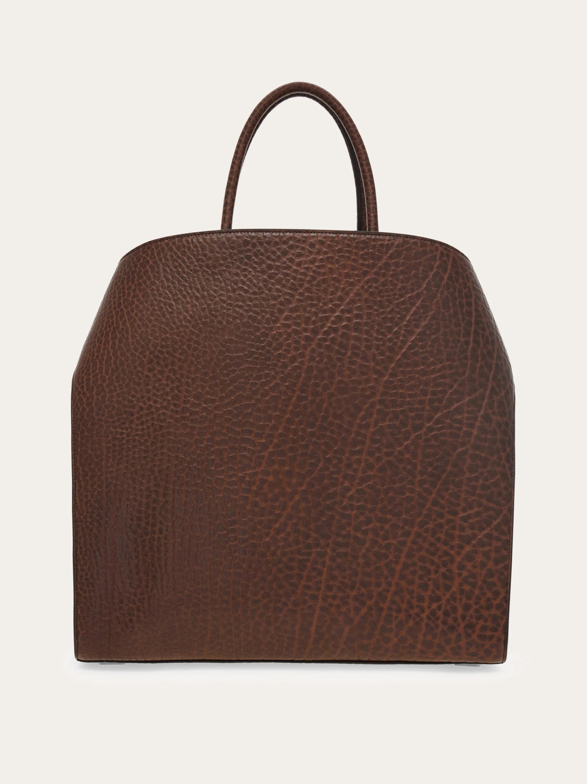Ferragamo Mens Hug tote bag in Brown