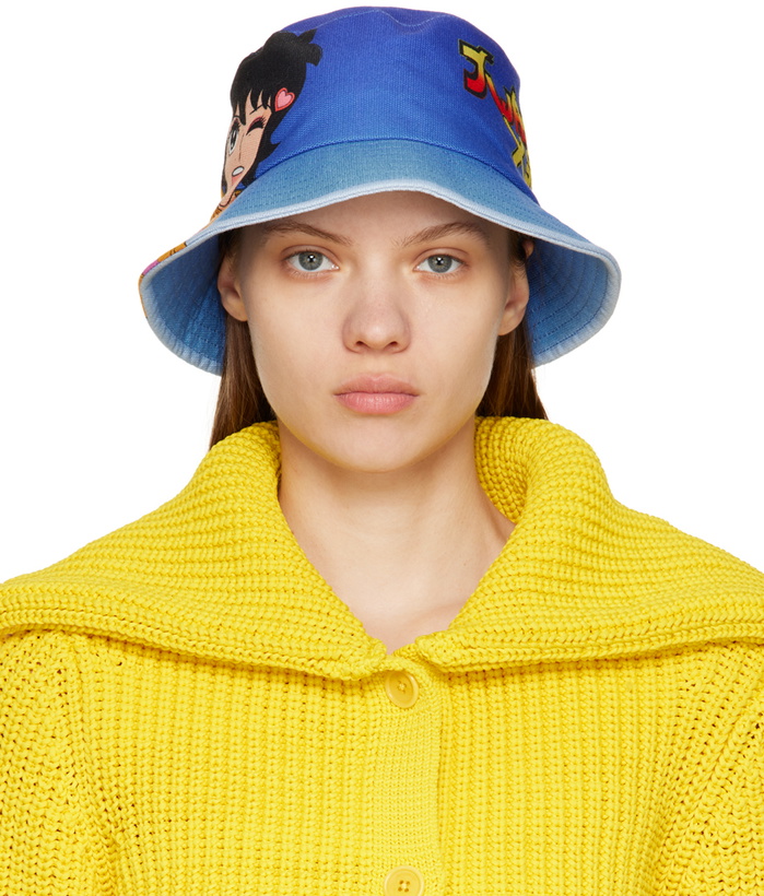 Photo: JW Anderson Blue Run Hany Edition Bucket Hat