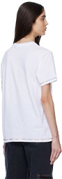 GANNI White Smiley T-Shirt