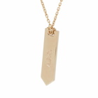 A.P.C. Men's Charly Necklace in Gold