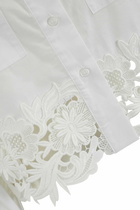 TwinSet Poplin Shirt With Lace