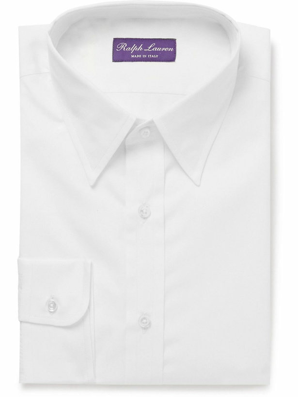 Photo: Ralph Lauren Purple label - Aston Cotton-Poplin Shirt - White