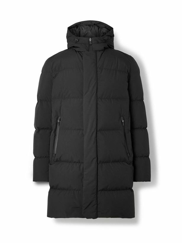 Photo: Herno - Slim-Fit Quilted Shell Hooded Down Parka - Black
