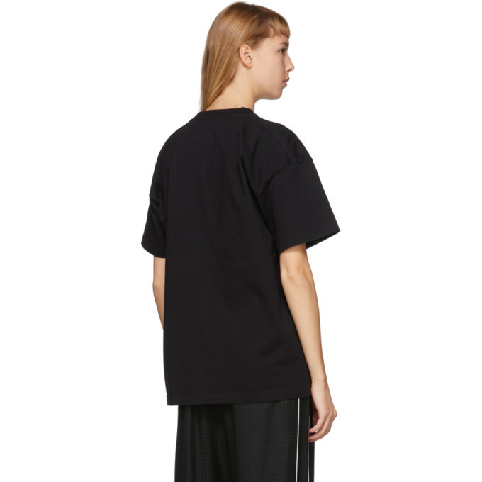 Balenciaga Black Real Logo T-Shirt Balenciaga
