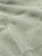 ALTEA - Dégradé Linen and Cotton-Blend Cardigan - Green