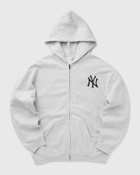 Sporty & Rich Yankees Serif Zip Hoodie Grey Hoodies/Zippers