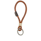 Our Legacy Men's Knot Key Holder in Brown Leather