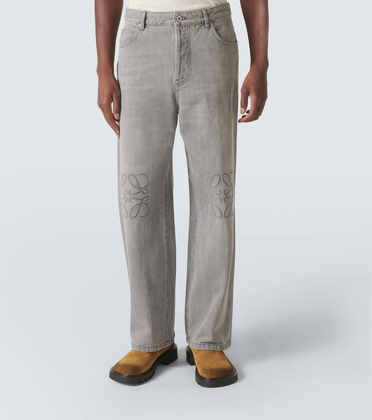 Loewe Anagram wide-leg jeans