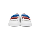 Givenchy White and Red Velcro Urban Knots Sneakers