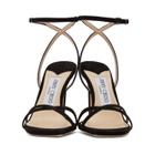 Jimmy Choo Black Metz 100 Heeled Sandals