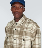 Ami Paris Maxi checked wool overshirt