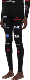 Balenciaga Black Ski Leggings