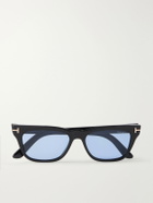 TOM FORD - Penn-02 Rectangle-Frame Acetate Sunglasses - Black