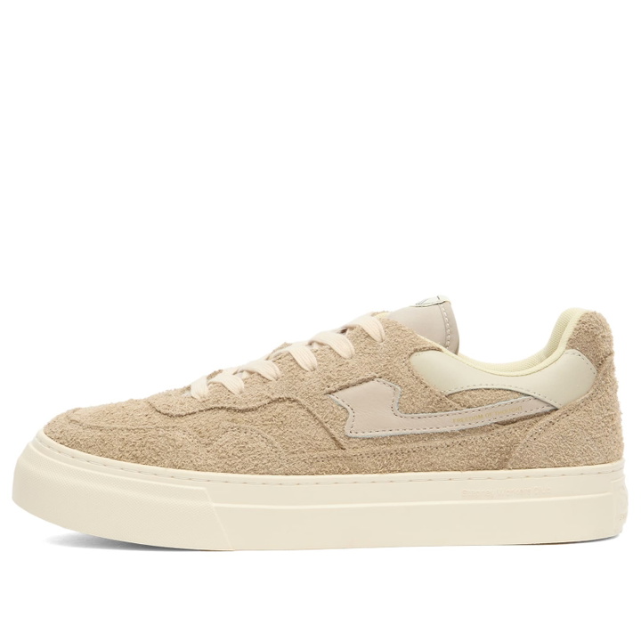 Photo: Stepney Workers Club Men's Pearl S-Strike Suede Sneaker in Taupe