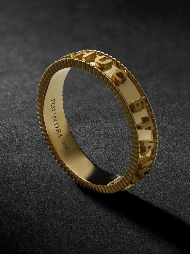 Photo: Foundrae - 18-Karat Gold Ring - Gold