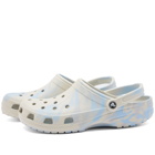 Crocs Classic Marbled Clog in Blue Calcite/Multi