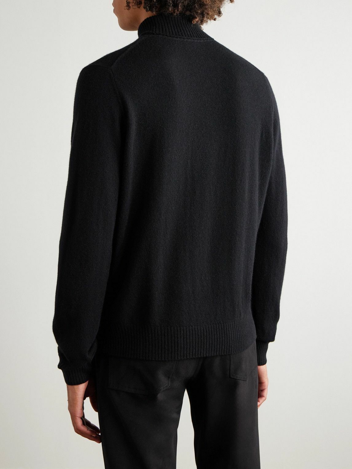 Rubinacci - Cashmere Rollneck Sweater - Black