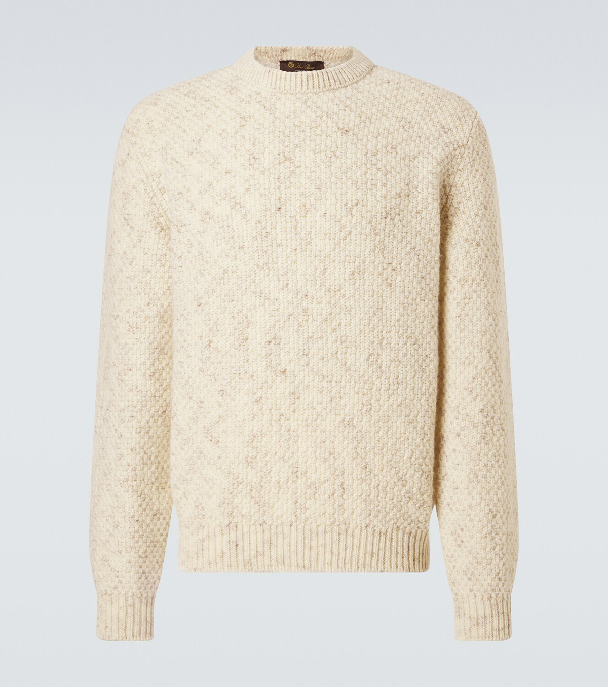 Loro Piana Ash wool, cashmere, linen, and silk sweater Loro Piana