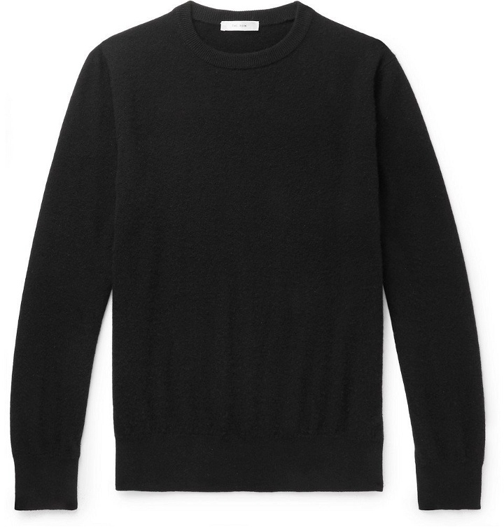 Photo: The Row - Benji Slim-Fit Cashmere Sweater - Black