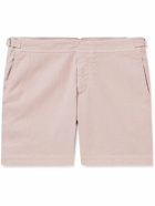 Orlebar Brown - Bulldog Straight-Leg Linen and Lyocell-Blend Shorts - Pink